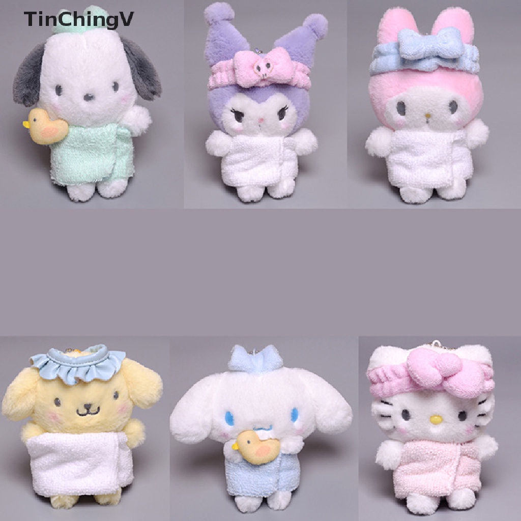 Búp Bê Nhồi Bông Hình Mèo Sanrio 10-20CM Dễ Thương