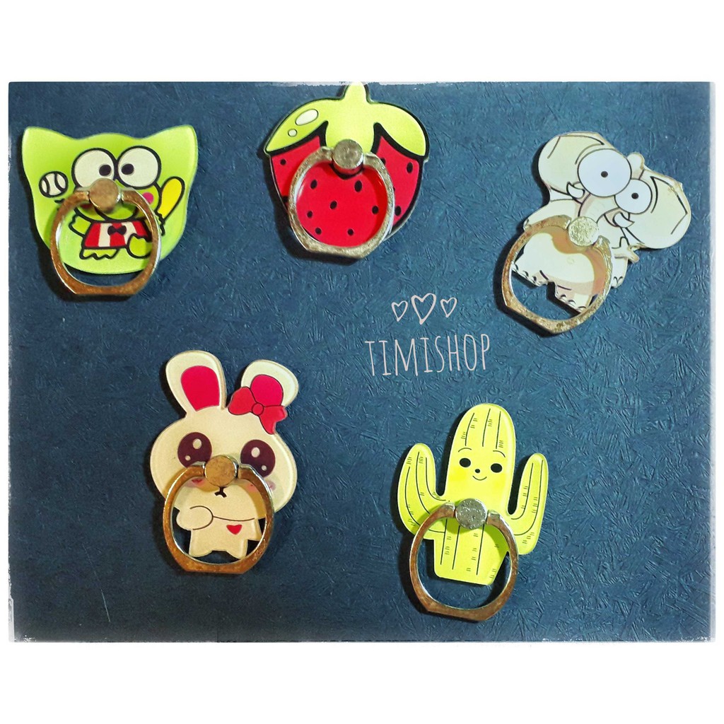 Ring đỡ điện thoại hoạt hình đáng yêu | BigBuy360 - bigbuy360.vn