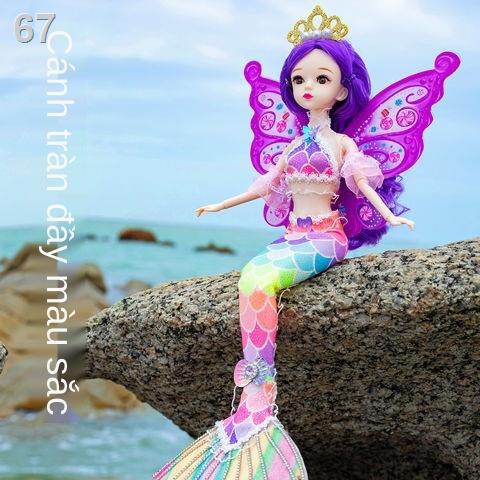Nàng tiên cá Công chúa Little Demon Fairy Barbie búp bê trẻ em cô gái net người nổi tiếng làm bằng tay quà tặn