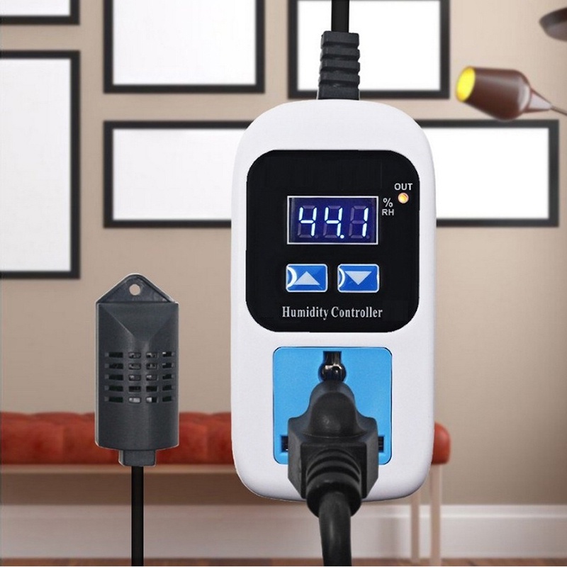 Công Tắc Điều Khiển Độ Ẩm Kỹ Thuật Số XK-W2008 0% - 99% RH Nhập Khẩu Châu Âu