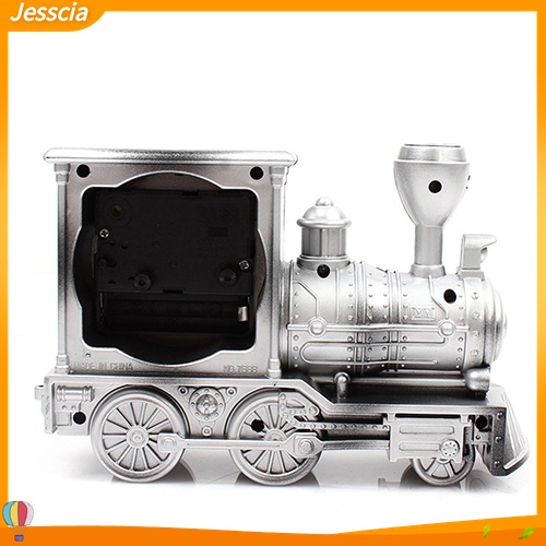 Jessica| Đồng Hồ Báo Thức Để Bàn Trang Trí Hình Tàu Lửa Hoạt Hình Đáng Yêu