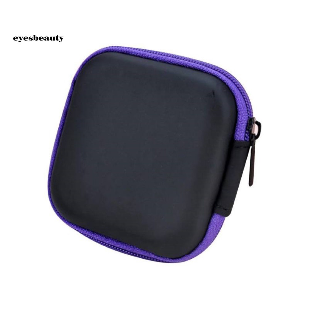 Túi đựng tai nghe cáp sạc hình vuông kích thước nhỏ gọn tiện dụng | BigBuy360 - bigbuy360.vn