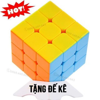 Rubik 3×3 đẹp, xoay trơn, không rít, độ bền cao. Đồ chơi Rubik 3×3 cao cấp.