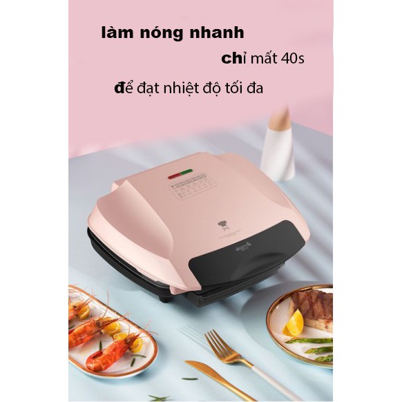 lò nướng điện 2 mặt không khói deerma DEM- NP306