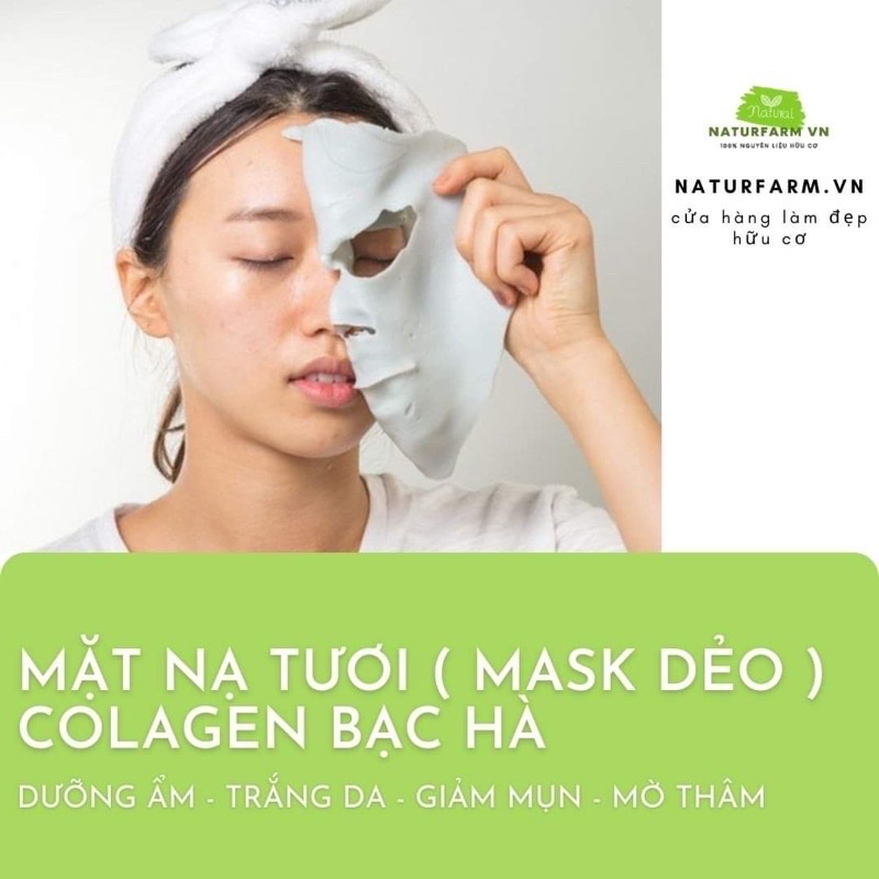 Mask dẻo chính hãng Naturfarm [ 50gr ] Mặt nạ dẻo spa chuyên dùng các loại
