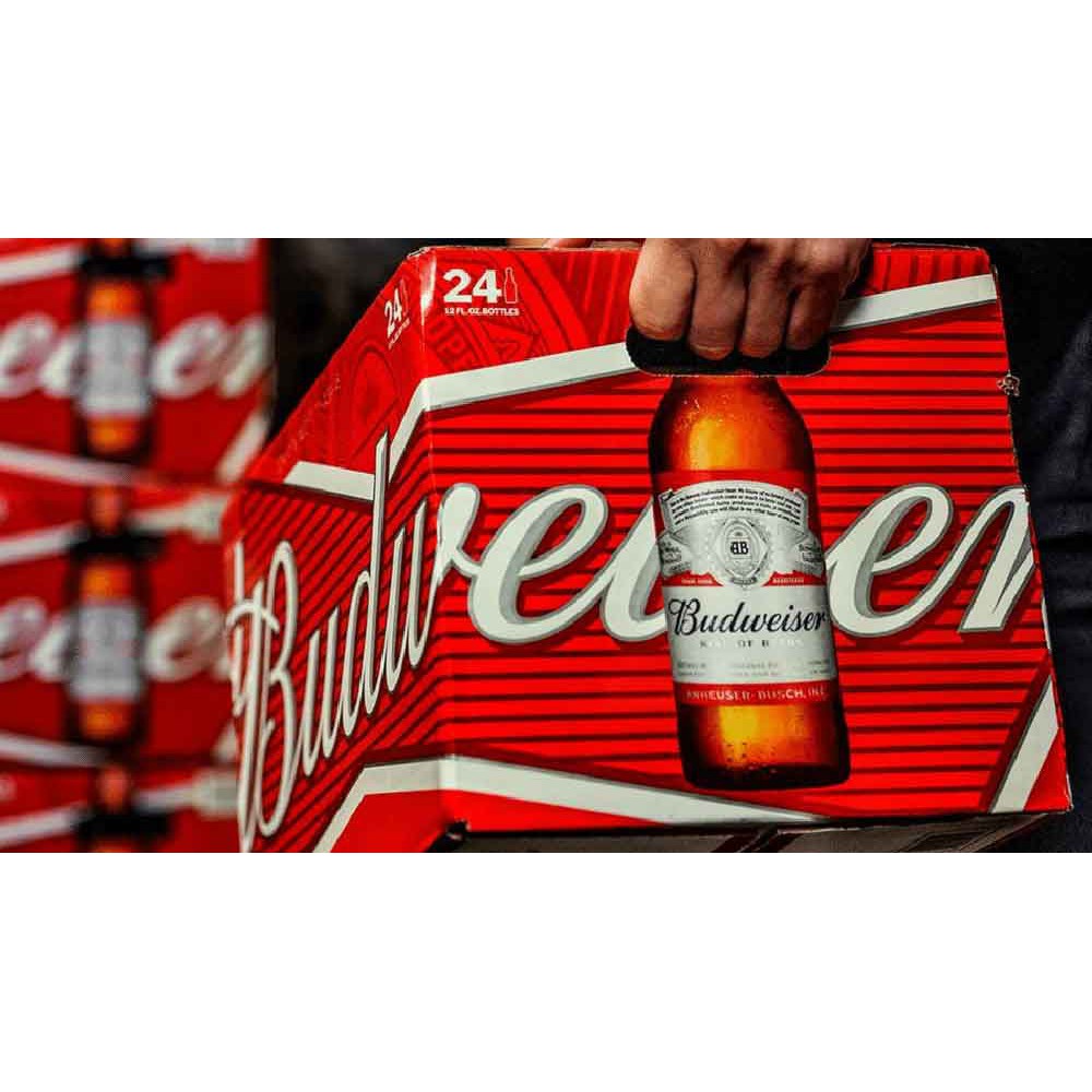 Bia Budweiser 330ml x 24 chai thủy tinh | Chính hãng date dài