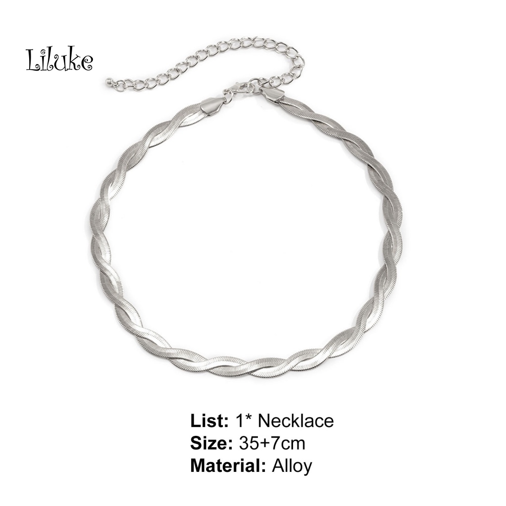 Vòng cổ Hợp Kim Trang Trí Hình Xương Rắn Độc Đáo Cho Nữ