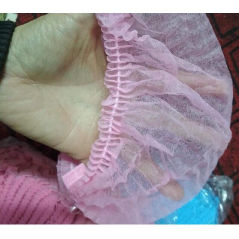 mũ trùm đầu,túi 100 cái
