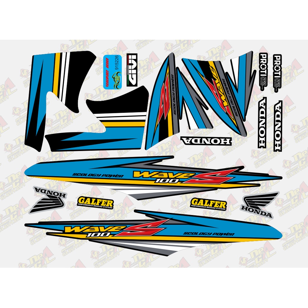 Tem rời Wave a 50 - 100 cc Đời 2006-2016 Mẫu Wave s 915226