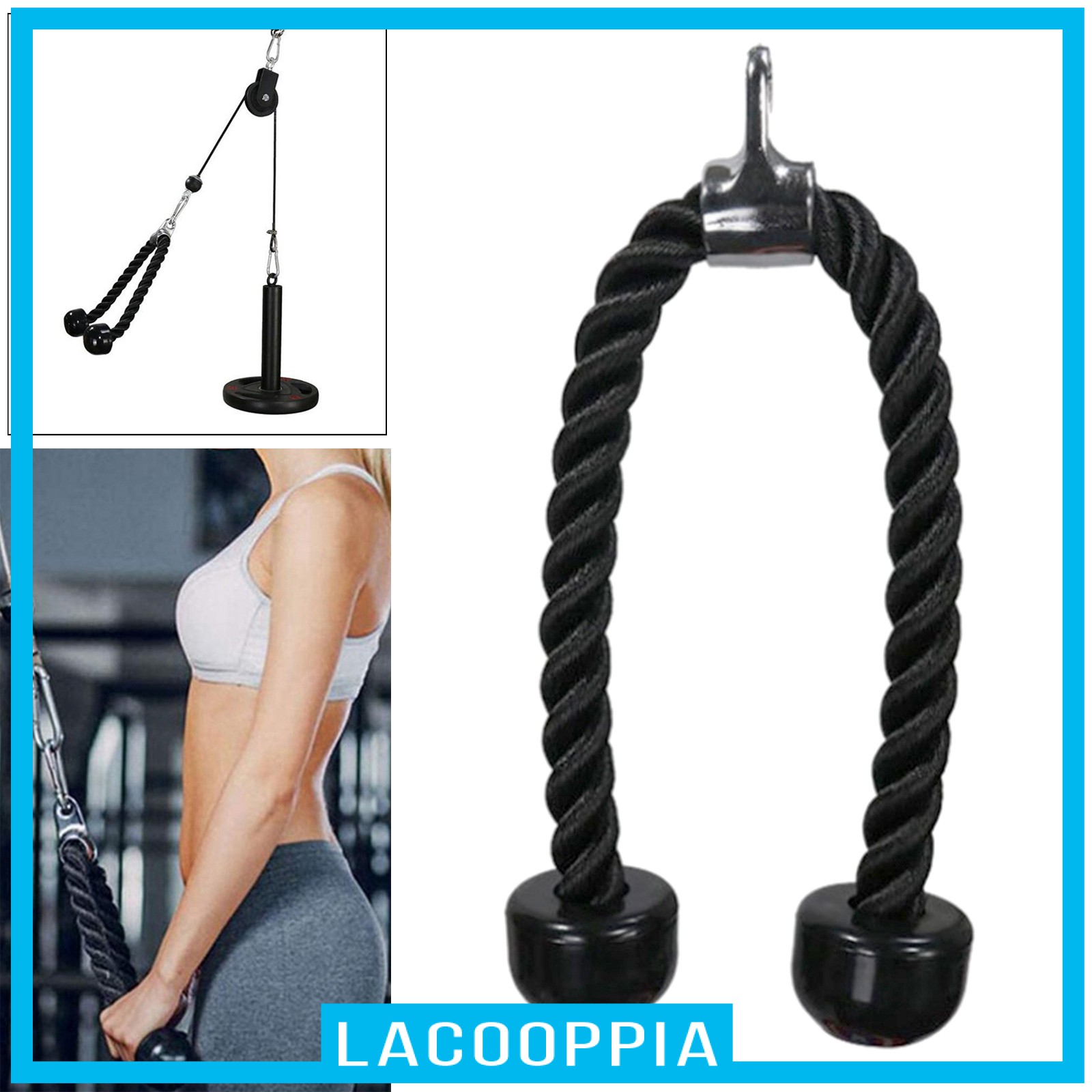 Cuộn Dây Nylon 70 / 90cm Hỗ Trợ Tập Gym Tại Nhà