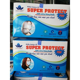 Khẩu Trang Y Tế SEN VIỆT 4 Lớp [Hộp 50 cái]