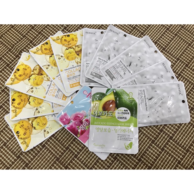 Combo 10 mặt nạ EUNYUL Tặng 2 mặt nạ Natureby
