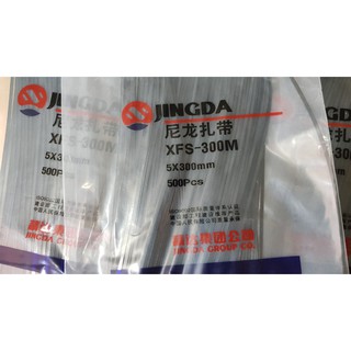 DÂY LẠT NHỰA ĐEN JINGDA Khổ 3.6mm X300mm ( gói 530gram, khoảng 450 sợi )