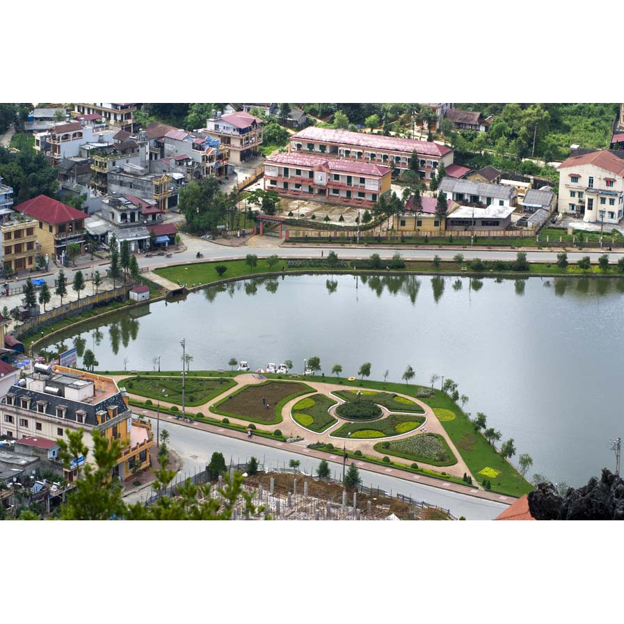 Tranh dán tường tổng hợp địa danh Việt Nam 3D hình ảnh siêu sắc nét, màu chuẩn không phai, giá cả cạnh tranh thị trường