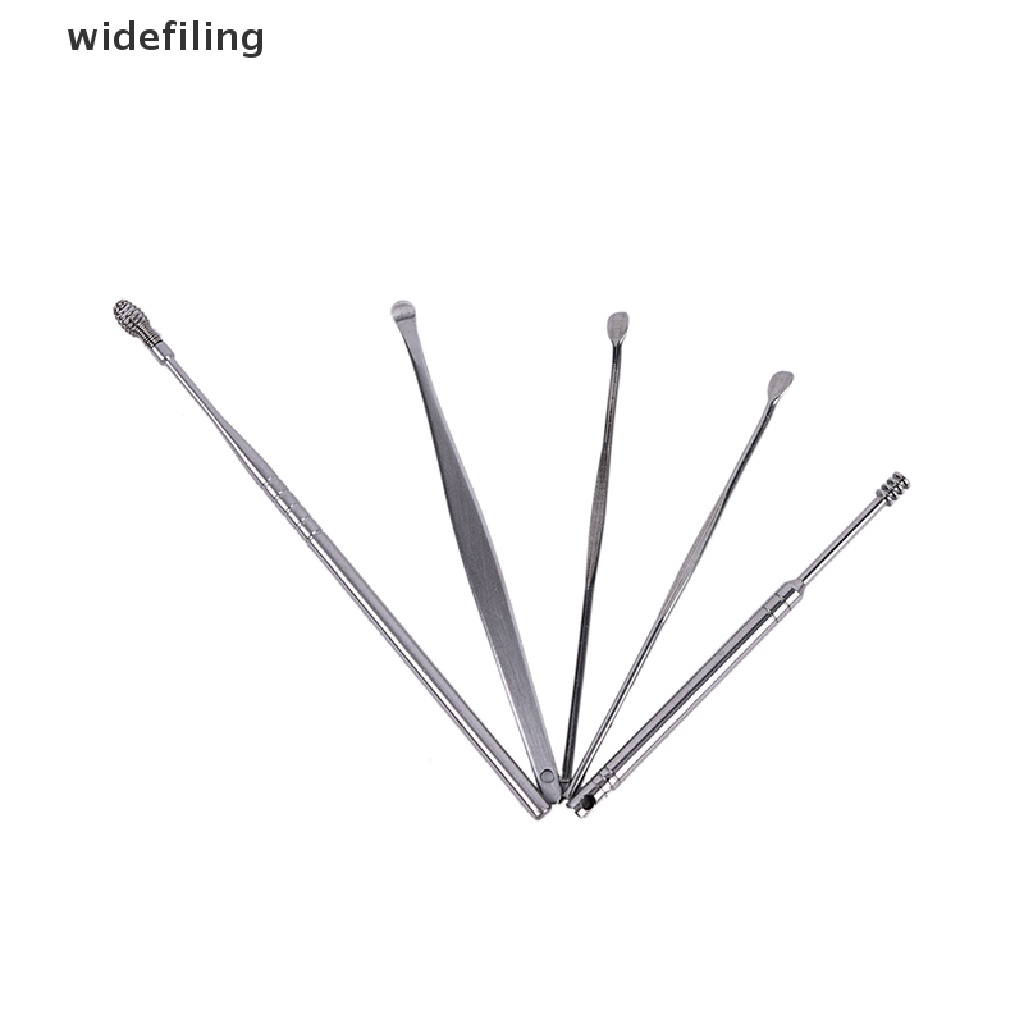 Set 5 Dụng Cụ Lấy Ráy Tai Bằng Thép Không Gỉ Tiện Dụng