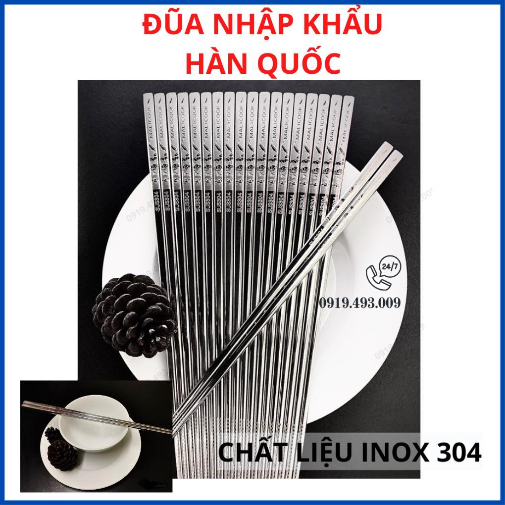 ◊Đũa inox 304 nhập khẩu hàn quốc chống trơn trượt đặc ruột, giảm giá siêu lớn