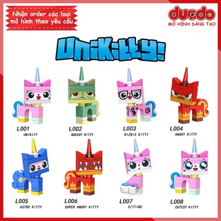 Minifigures các nhân vật trong UNIKITTY tuyệt đẹp - Đồ chơi Lắp ghép Xếp hình Mini Mô hình LeLe L001-008