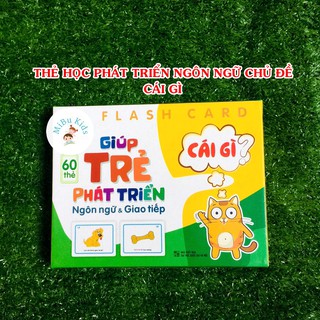 Thẻ Học Flashcard Thông Minh Chủ Đề "Cái Gì"