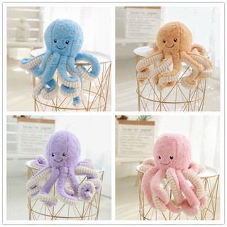 Gối ôm hình bạch tuộc bằng nhung dễ thương xinh xắn cho bé