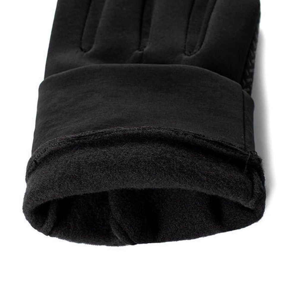 Găng tay nhung giữ ấm mùa đông chống thấm nước bảo vệ toàn diện dùng được màn hình cảm ứng dành cho nam