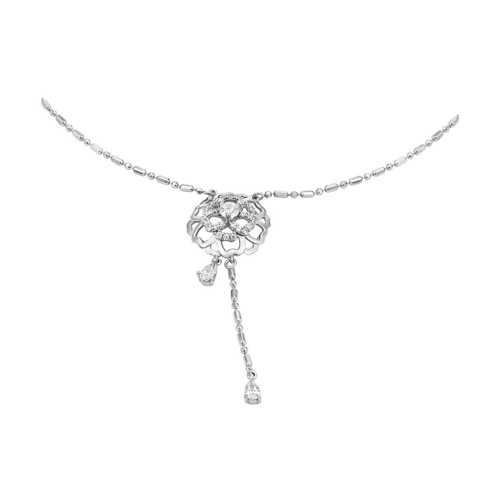 [Mã FARSBRT52 giảm 20% đơn từ 249K] Dây Cổ Bạc Đính Đá ECZ Swarovski PNJSilver XMXMW000029