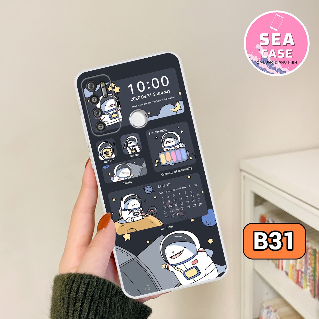 Ốp lưng VSMART LIVE 4 hình phi hành gia siêu hot,bền,đẹp – ốp dẻo chống trầy,chống va đập