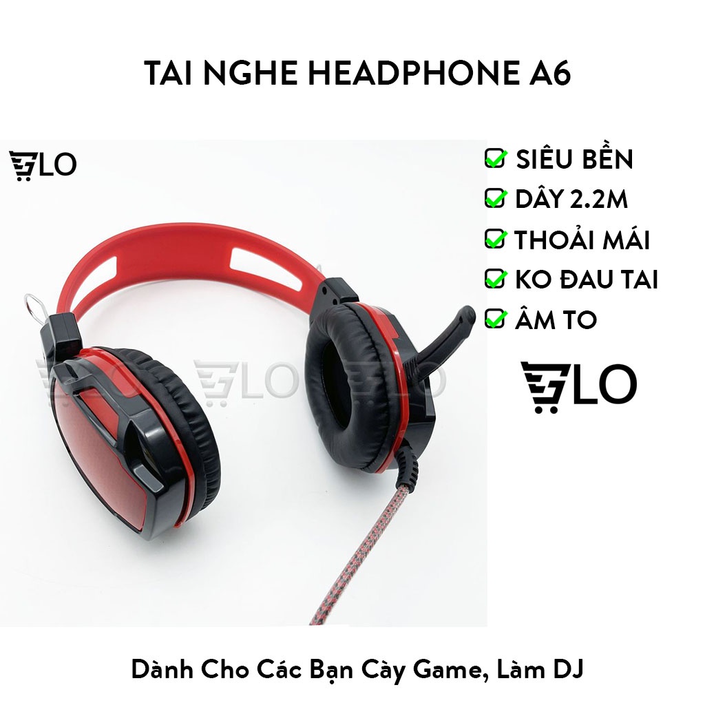 Tai Nghe Headphone Siêu Trâu A6