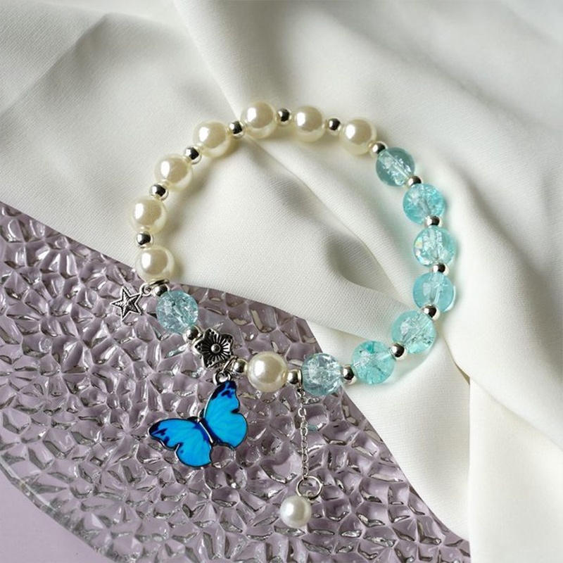 ✨✨Vòng Tay Pha Lê Họa Tiết Hoa Xinh Xắn Thời Trang Cho Nữ