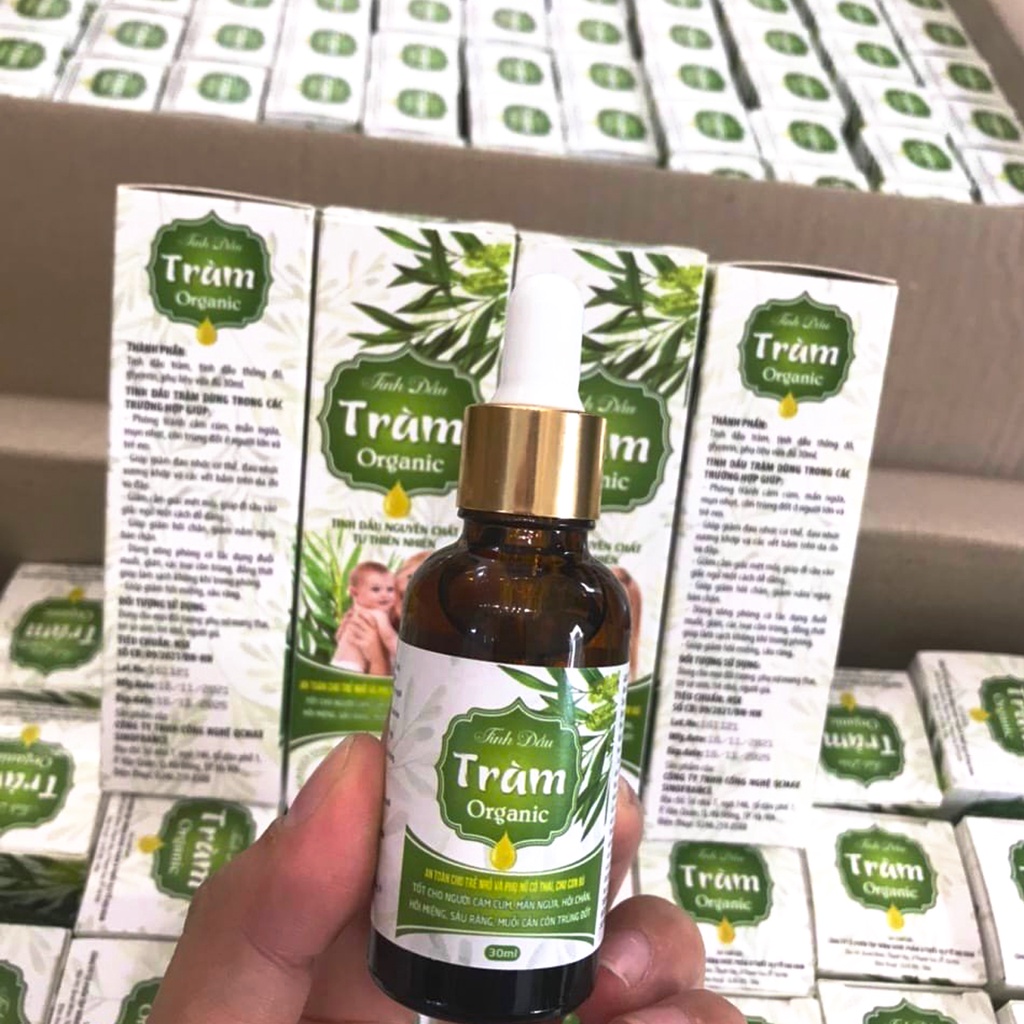 Tinh dầu tràm organic . An toàn tuyệt đối cho bé. Giúp tránh cảm cúm, đuổi con trùng và làm sạch không khí