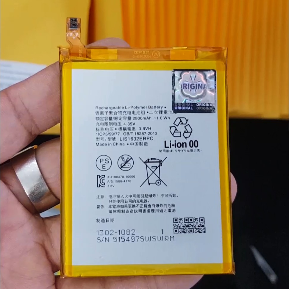 Pin Zin cho Sony Xperia XZs (G8231, G8231) LIS1632ERPC - 2900mAh