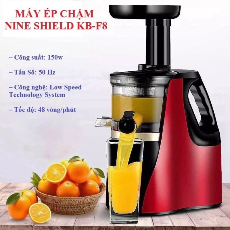 Máy ép trái cây, máy ép chậm Nineshield KB-F8