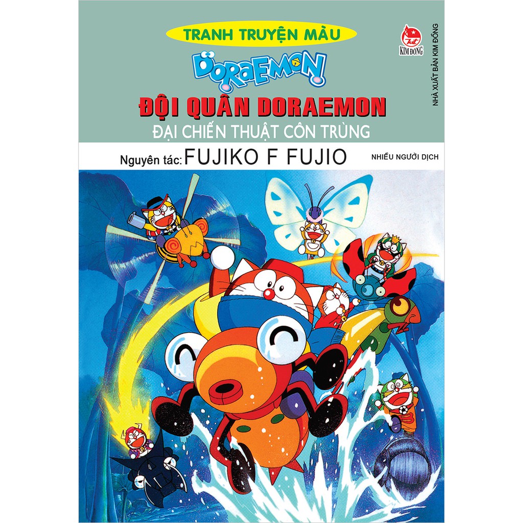 Truyện tranh Doraemon tranh truyện màu: Đội quân Doraemon - Đại chiến thuật côn trùng - Fujiko F. Fujio