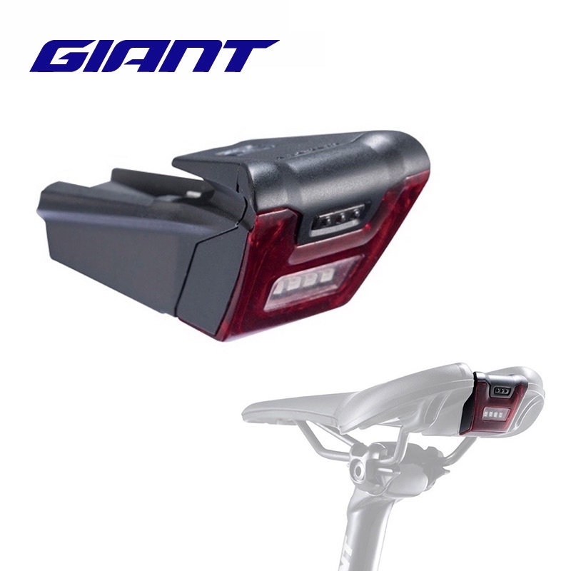 Đèn hậu gắn yên GIANT NUMEN + UNICLIP TL2 cho các loại yên xe đạp Giant Approach, Giant Feet, Giant Contact