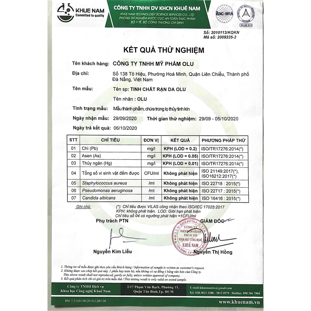 Tinh Chất Rạn Da Mỹ Phẩm Olu ( thương hiệu Việt Nam ) | BigBuy360 - bigbuy360.vn