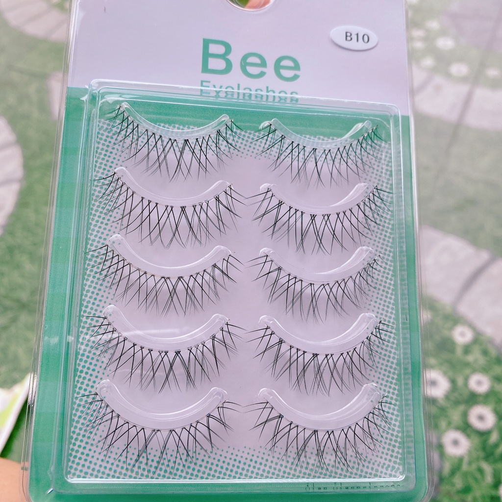 Mi gân trong Bee đủ mã siêu đẹp kết sợi đều, lông mi gân trong sêu hot