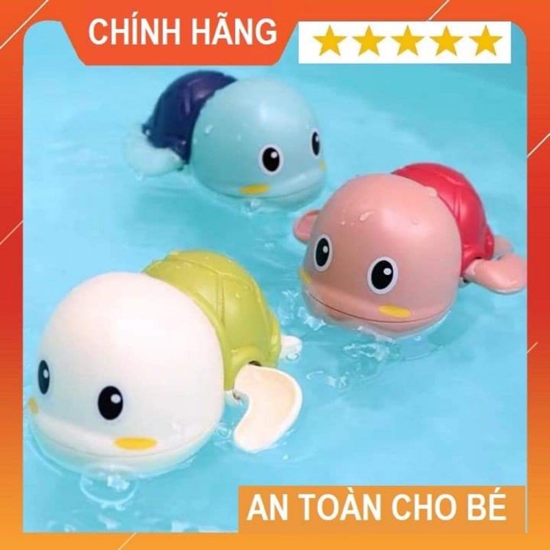 Rùa bơi đồ chơi thả bồn nhà tắm cho bé