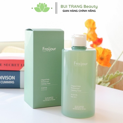 FRAIJOUR Nước Cân Bằng Thảo Mộc Original Herb Wormwood Calming Toner 500ml
