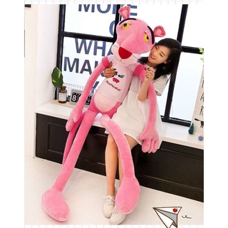 Thú Bông BÁO HỒNG Mặc Áo Pink PanTher 1Mét6 Cao Cấp,Lông Nhung Mềm Mịn