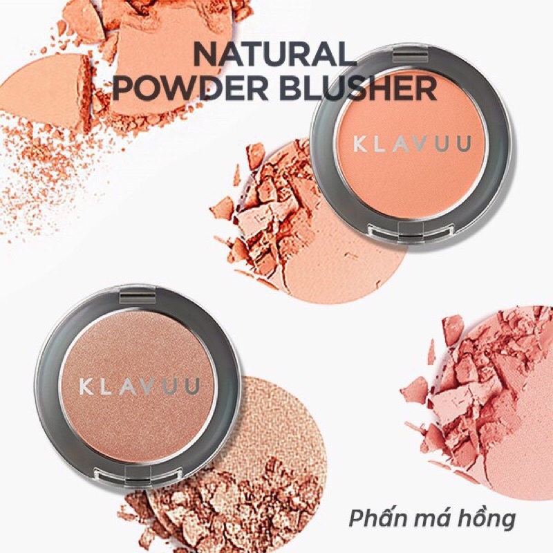 Phấn má hồng Klavuu Urban Pearlsation Natural Powder Blusher 5.5g