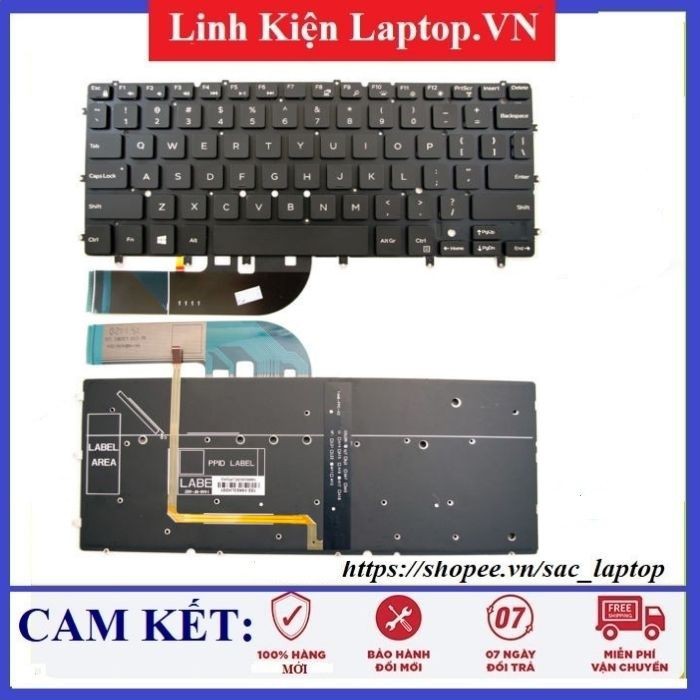 ⚡Bàn phím laptop Dell XPS 13 9343, 13 9350 9360