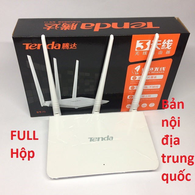 [ Free Ship ] Cục phát wifi bộ phát wifi Tenda F3 chính hãng giá rẻ | BigBuy360 - bigbuy360.vn