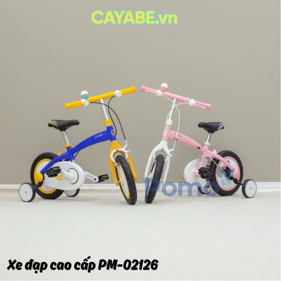 XE ĐẠP THỂ THAO TRẺ EM IQOO CAO CẤP PM-02126 CHO BÉ TỪ 2 ĐẾN 7 TUỔI ĐỒNG HÀNH CÙNG BÉ TRÊN MỌI NẺO ĐƯỜNG