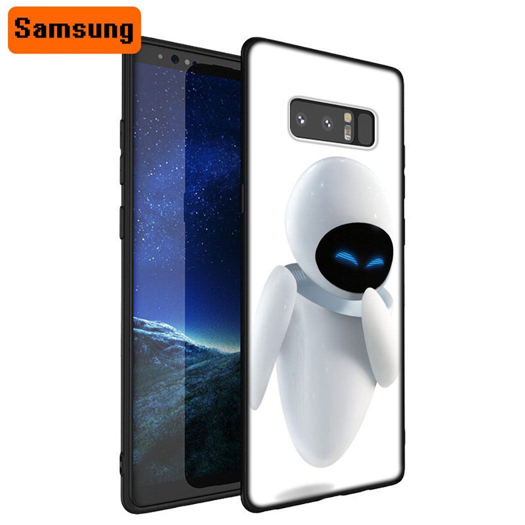 Đen Ốp Điện Thoại Silicon Mềm Hình Wall-e Robot Cho Samsung S10e S20 Fe Ultra S10 Lite Plus Xc59