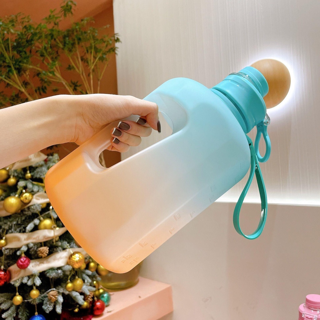 PISTA Bình Nước Thể Thao Màu Gradient