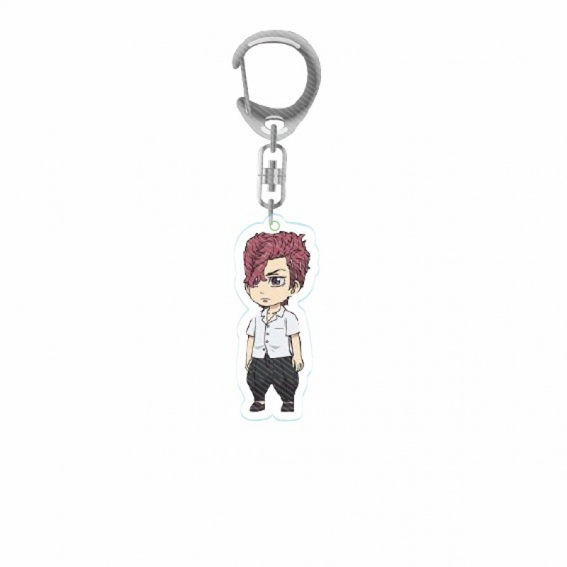 Tokyo Revengers Keychain Bag Acrylic Pandant Keyring Hanagaki Longgong Temple Jian Anime Q version Key Chain souvenir
