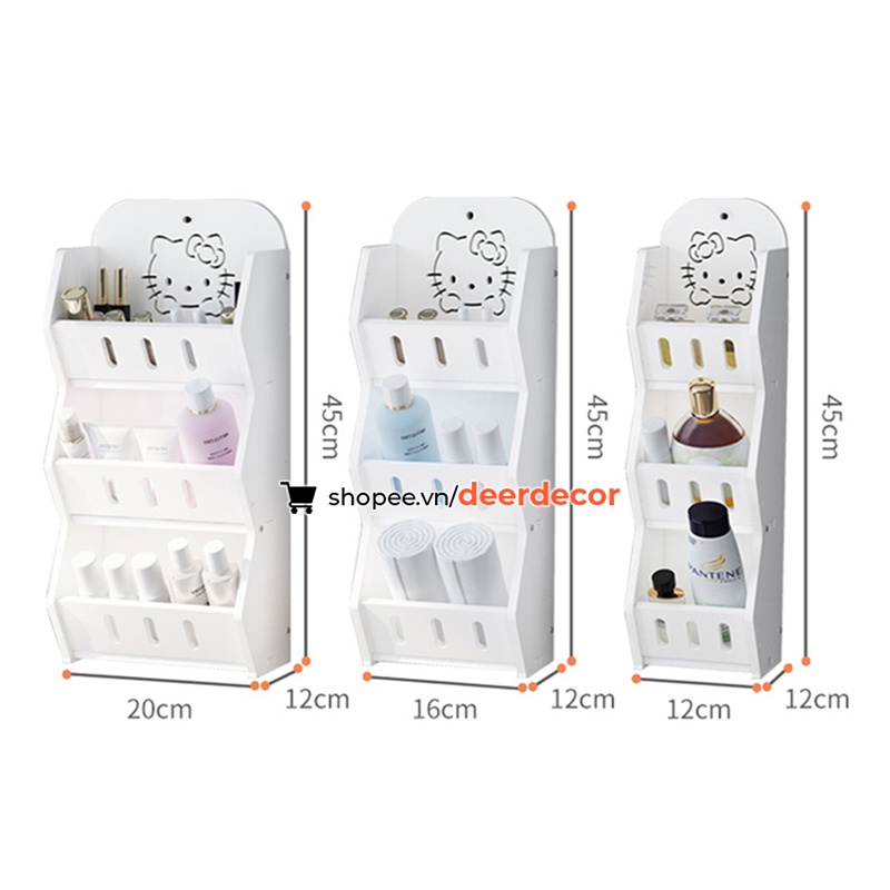 Kệ Treo Tường Phòng Tắm, Sắp Xếp Phòng Tắm Gọn Gàng - DEER DECOR