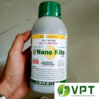 Nano Kito - Thuốc đặc trị nấm hồng, tuyến trùng chai 500ml