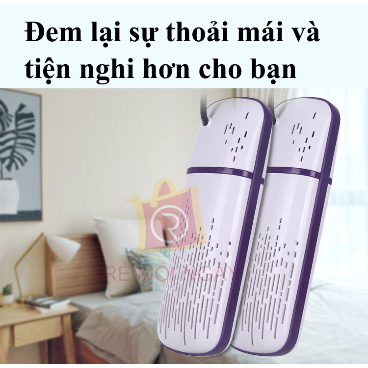 Máy sấy khô giầy, dép đa năng tiện dụng cho mùa mưa