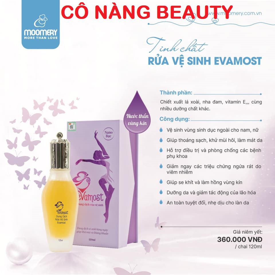 Dung dịch rửa vệ sinh Evamost