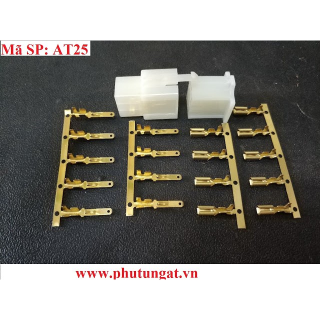 Bộ Giắc Nhựa 9 Lỗ 9P - 2.8 - AT25 ( 1 bịch/10 bộ)